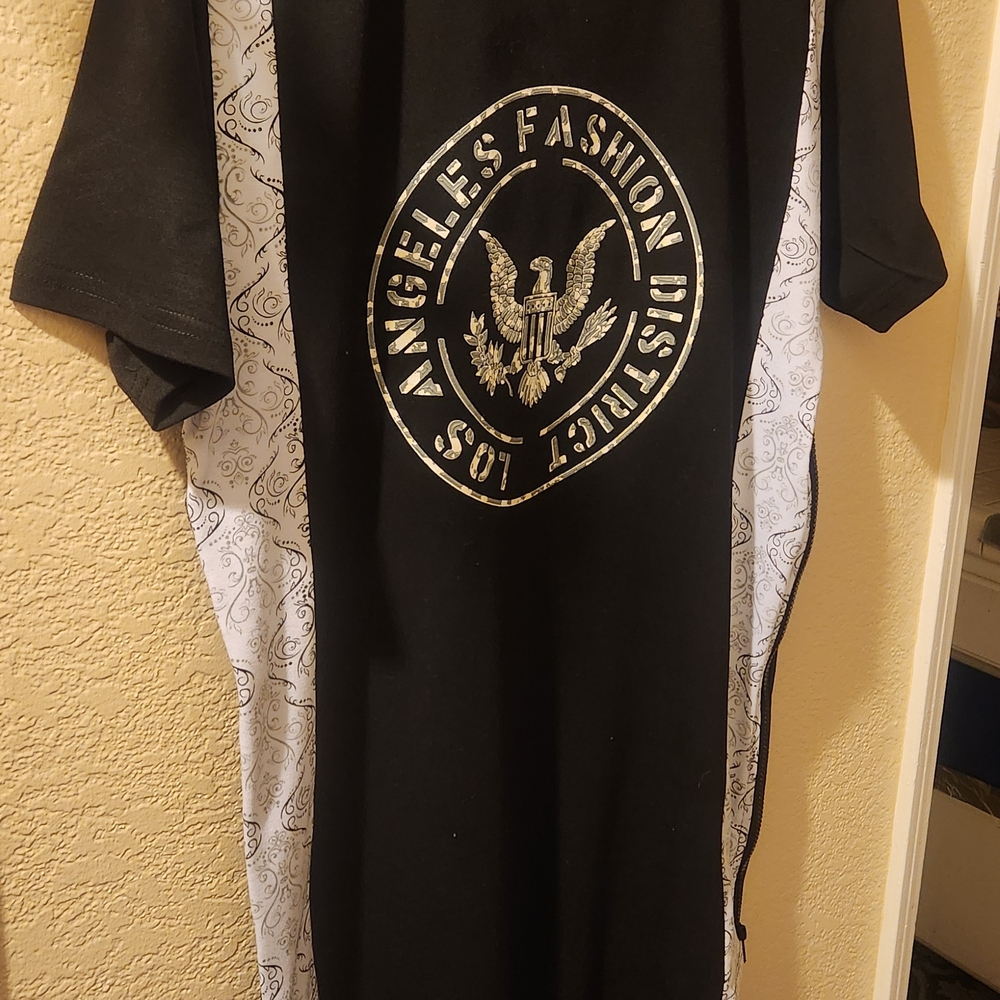 Black and White Men's Shirt